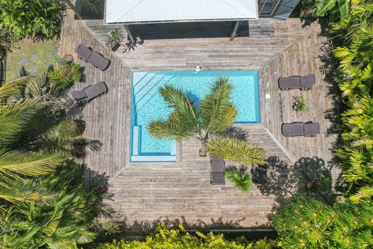 Villa à louer 3 chambres à Saint François Guadeloupe-vue du ciel-36